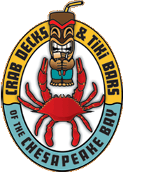 Crab Decks & Tiki Bars of the Chesapeake Bay Logo
